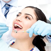patient during dental checkup in Fairfax