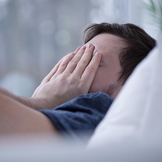 Man who can't sleep in need of sleep apnea therapy